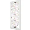 Film dépoli blanc adhésif Wallfluent 50x146 cm d'Intimité pour Fenêtre Rayures Prairie Fleurie 1 rol.
