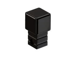 Finition angulaire Ilcom PQ en acier inoxydable pour profils Noir poli - 0,8 mm x 0,8 mm