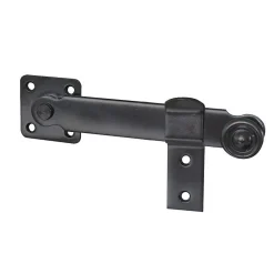 Fléau de Persienne, avec Support, Aluminium, Noir, Longueur 160, pour Volet Battant