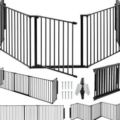 Grille de protection pour cheminée, barrière de sécurité enfant bébé