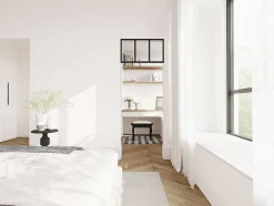 Imposte atelier en aluminium thermolaqué - L73 x H40 cm - Noir - BAYVIEW