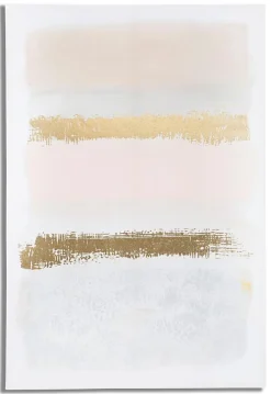 Impresión sobre lienzo abstracto multicolor cm 80x3x120