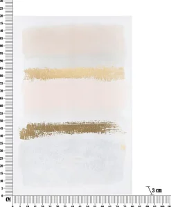 Impresión sobre lienzo abstracto multicolor cm 80x3x120