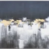 Impression sur toile abstraite multicolore cm 80x3x120