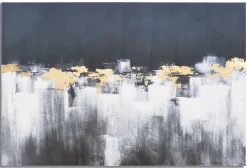 Impression sur toile abstraite multicolore cm 80x3x120