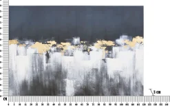 Impression sur toile abstraite multicolore cm 80x3x120