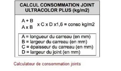 Joint carrelage de finition ULTRACOLOR PLUS - Alupack 5kg - coloris : 112 Gris Moyen