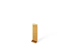 Joint FI en acier inoxydable pour plinthe Or poli - 100mm x 30mm x 12mm