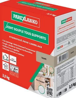Joint souple tous supports taupe Parexlanko 2,5 kg