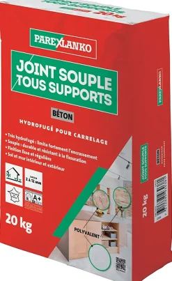 Joint souple tous supports béton Parexlanko 20 kg