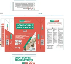 Joint souple tous supports béton Parexlanko 20 kg
