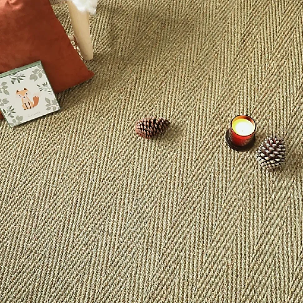 Jonc de mer - Assam - Chevron - Rouleau de 2m x 16m