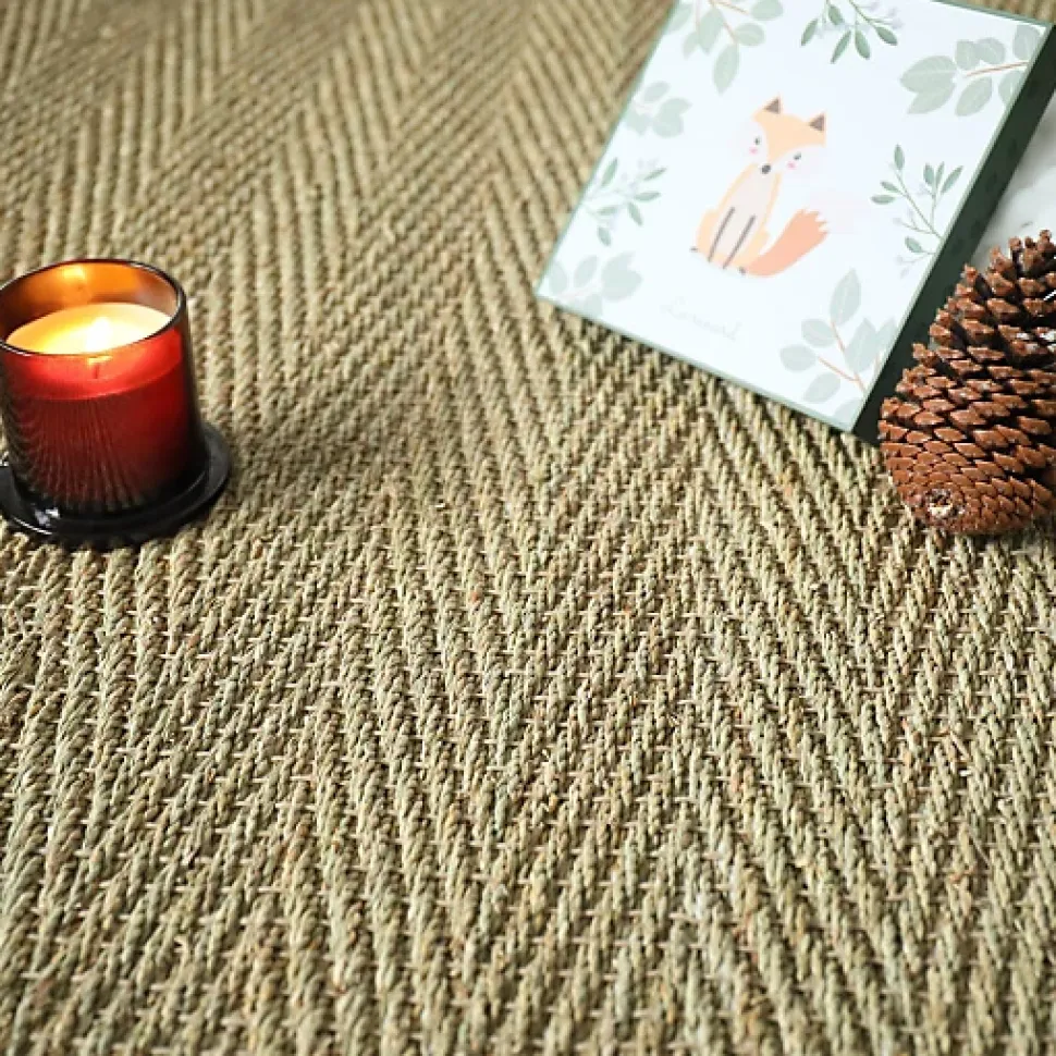 Jonc de mer - Assam - Chevron - Rouleau de 2m x 16m