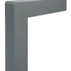KIT de finition pour escaliers en PVC, gris foncé, 1m