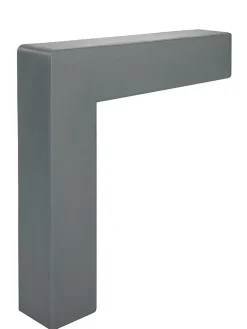 KIT de finition pour escaliers en PVC, gris foncé, 1m