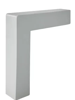 KIT de finition pour escaliers en PVC, gris, 1m