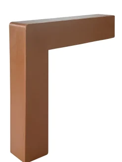 KIT de finition pour escaliers en PVC, marron, 1m