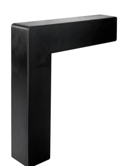 KIT de finition pour escaliers en PVC, noir, 1m