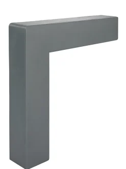 KIT de finition pour escaliers en PVC, gris foncé, 1m