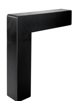 KIT de finition pour escaliers en PVC, noir, 1m