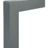 KIT de finition pour escaliers en PVC, gris foncé, 1m