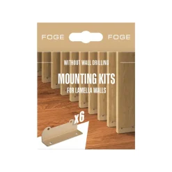 Kit de fixation pour claustra chêne de Saragosse