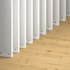 Kit de fixation pour claustra blanc-12vis / 6 équerres à visser