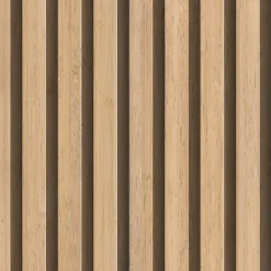 Lambris PVC effet tasseau décoratif lamelles imitation bois linio 37,5 x 260 cm