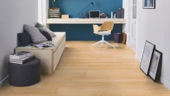 Lame PVC clipsable Essence L.120x l.20cm décor bois blond Tarkett