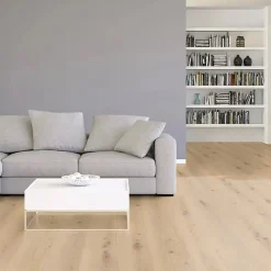 Lames PVC clipsables Tarkett iD Click Ultimate Delicate Oak ALMOND - Finition Bois 55 mm