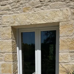 Linteau pierre de parement extérieur Province ton doré - 120 cm (à l'unité) - RO'MA NATURE