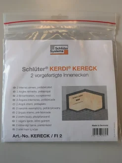 Lot de 2 angles rentrants 90 préformés étanches KERDI-KERECK FI
