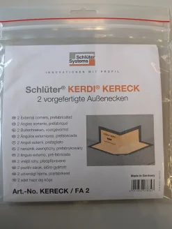 Lot de 2 angles sortants 90 préformés étanches KERDI-KERECK FA -