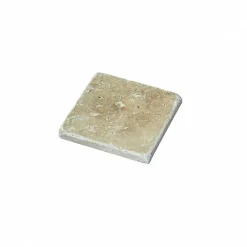 Lot de 25 Mosaïques Travertin 10 x 10 cm - Beige - 0.25m2