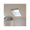 Lot de 2 Moustiquaires fenêtre de toit 150x150 cm gris