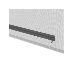 Lot de 2 Moustiquaires fenêtre de toit 150x150 cm gris
