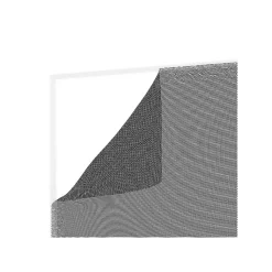 Lot de 2 Moustiquaires fenêtre de toit 150x150 cm gris