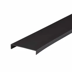 Lot de 2 Nez de Cloison en Aluminium Noir 130cm x 54mm à Monter Soi-même
