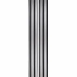 Lot de 2 Panneaux tasseaux bois 250 x 30 x 1,9 cm - alu/feutrine noir - 1,5m²