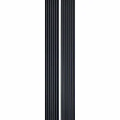 Lot de 2 Panneaux tasseaux bois 250 x 30 x 1,9 cm - bleu nuit/feutrine noir - 1,5m²