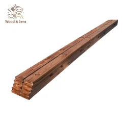 Lot de 10 Planches Rabotées Sapin Traité marron, L.240 x l.9,4 cm x Ep.17 mm