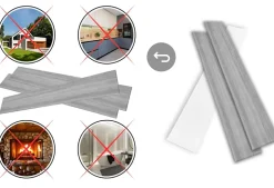 20m² - 120 pièces de panneaux polystyrène, panneaux de plafond, panneaux muraux, décors, imitation pour plafonds - P020