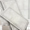 6m2 12 pièces Panneau mural 3D XPS polystyrène 100x50 cm Noir or effet béton, style cadre mural & plafond classique 120XL