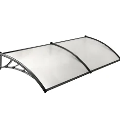Marquise en polycarbonate 2 panneaux WERKA PRO