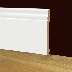 100ml de Plinthe DUCALE en EqualWood HI-TEC POLYMERS 170x14x2000mm - BLANC