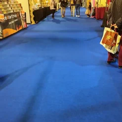 Moquette - Stand Event - Bleu électrique - 2 m x 10 ml