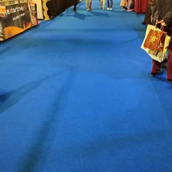 Moquette - Stand Event - Bleu azur - 2 m x 30 ml