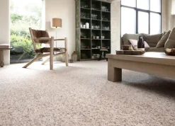 Moquette bouclée beige Berber 4m (vendue à la coupe)