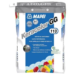 Mortier de jointoiement KERACOLOR GG - Coloris: 111 Gris Argent - sac de 25kg
