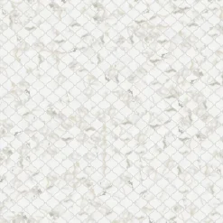 Mosaïque en céramique sur maille pour salle de bain ou cuisine 28.2 cm x 30 cm - Marble Arabesque
